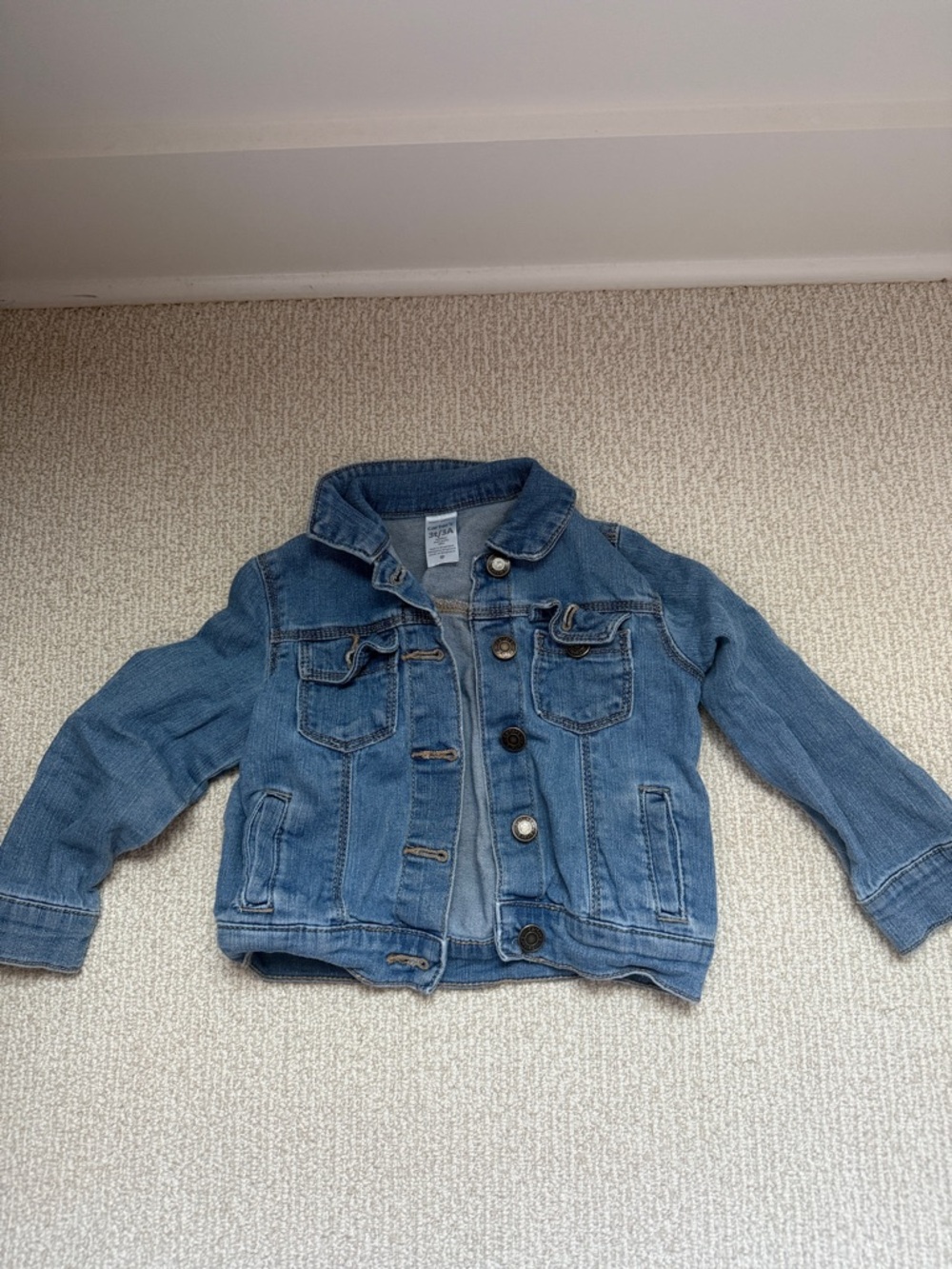 Carter's Blue Kids Denim Jean Jacket - Button Front